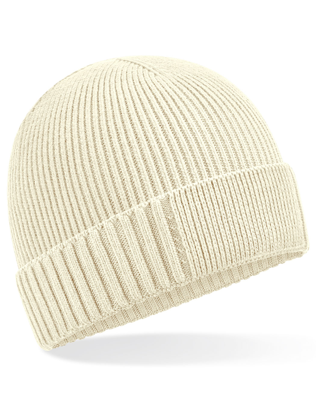 Beechfield Organic Cotton Engineered Patch Beanie Beechfield Organic Cotton Engineered Patch Beanie