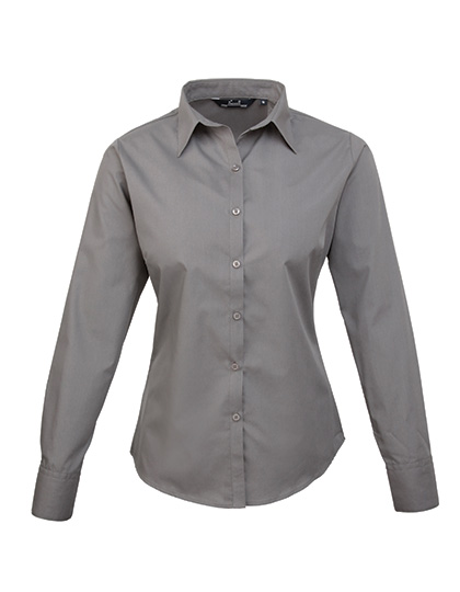 Premier Workwear Women´s Poplin Long Sleeve Blouse Premier Workwear Women´s Poplin Long Sleeve Blouse