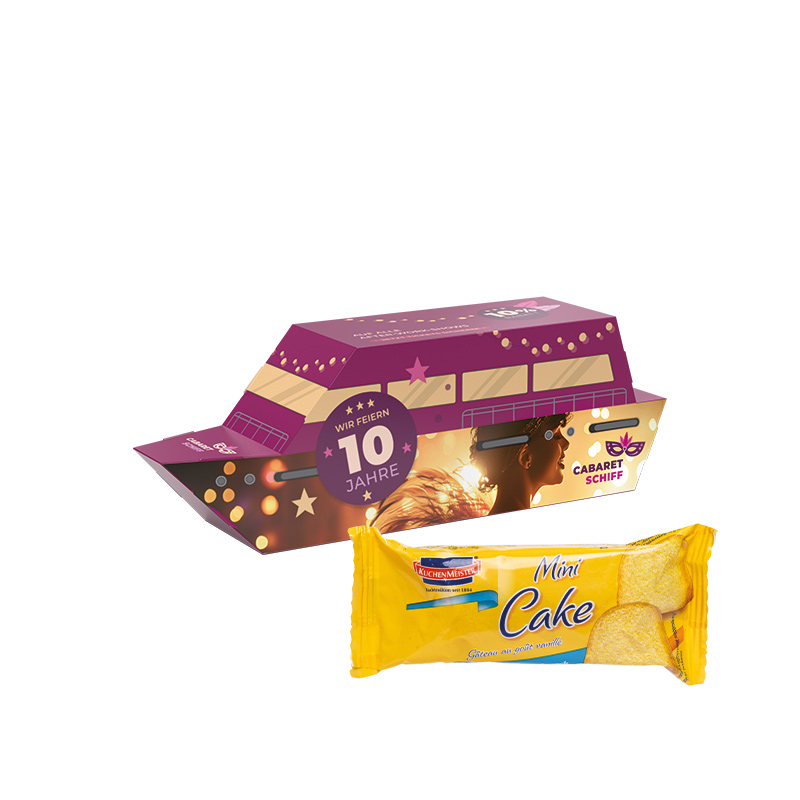 3D-Präsent Schiff KuchenMeister Rührkuchen 3D-Präsent Schiff KuchenMeister Rührkuchen