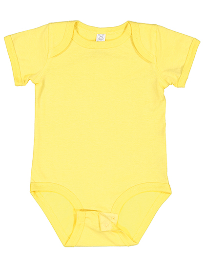 Rabbit Skins Infant Fine Jersey Short Sleeve Bodysuit