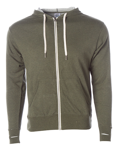 Independent Unisex Midweight French Terry Zip Hood