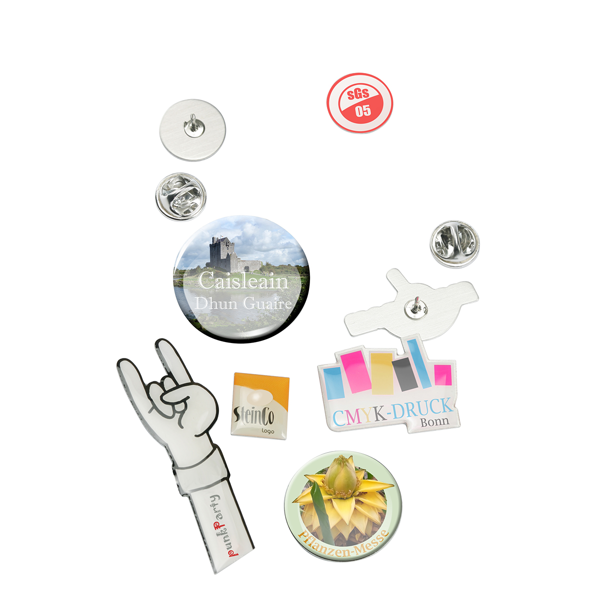 Pin (Metall-Anstecker aus Aluminium) ø 26 mm Pin (Metall-Anstecker aus Aluminium) ø 26 mm