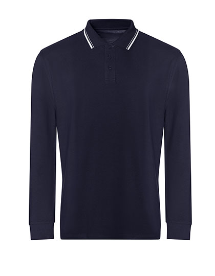 Just Polos Long Sleeve Tipped 100 Polo