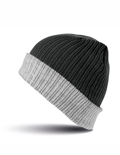 Result Winter Essentials Double Layer Knitted Hat