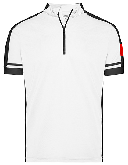 James&Nicholson Men´s Bike-T Half Zip James&Nicholson Men´s Bike-T Half Zip