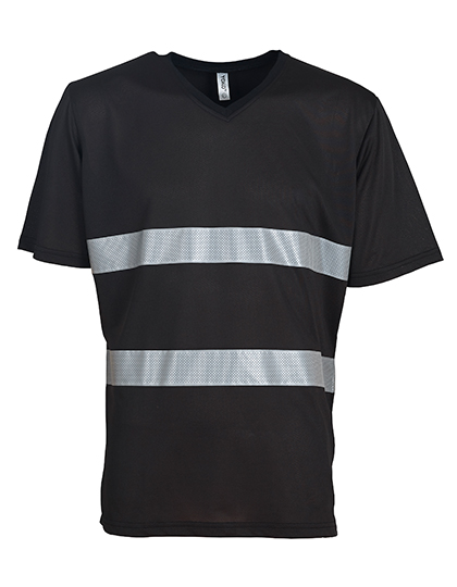 YOKO Hi-Vis Top Cool Super Light V-Neck T-Shirt