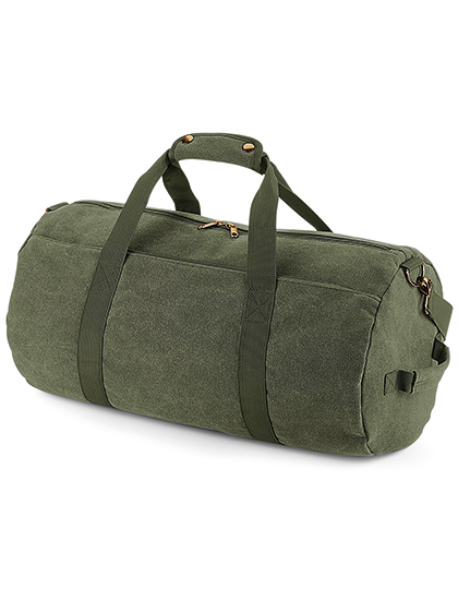 BagBase Vintage Canvas Barrel Bag BagBase Vintage Canvas Barrel Bag