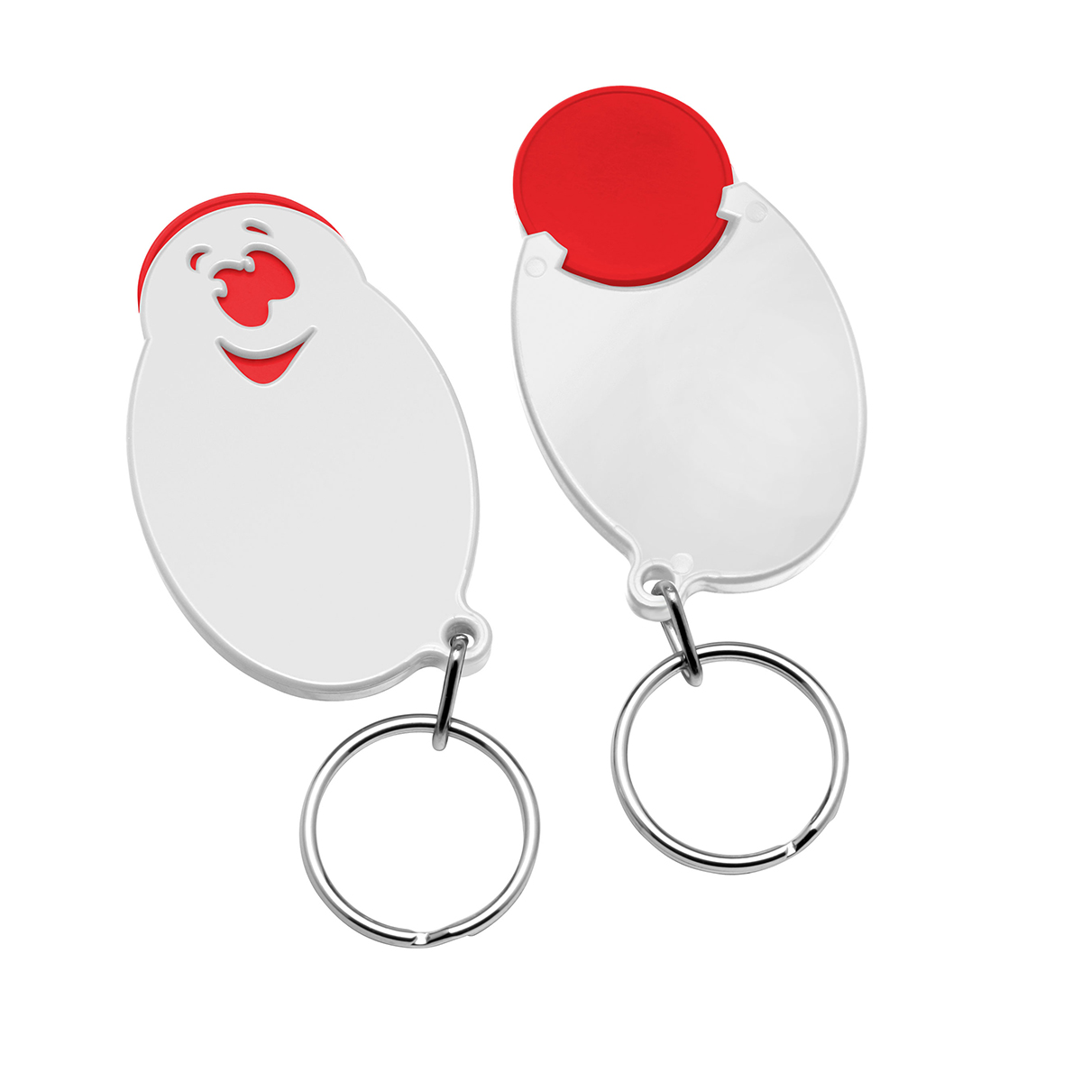 Chiphalter mit 1€-Chip Gesicht Chiphalter mit 1€-Chip Gesicht