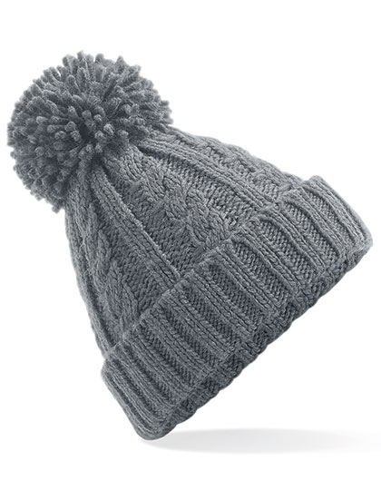 Beechfield Cable Knit Melange Beanie