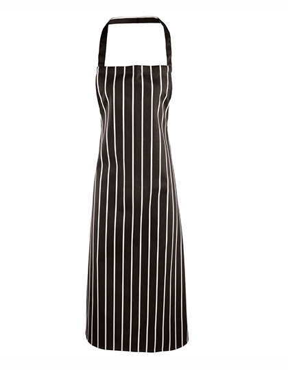 Premier Workwear Striped Bib Apron Premier Workwear Striped Bib Apron
