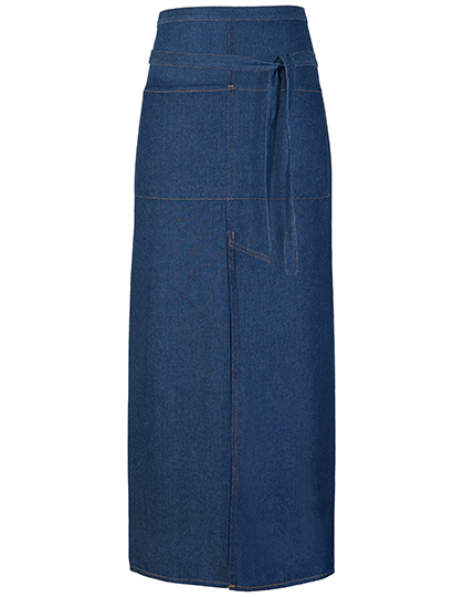 Link Kitchen Wear Jeans Bistro Apron With Split Link Kitchen Wear Jeans Bistro Apron With Split