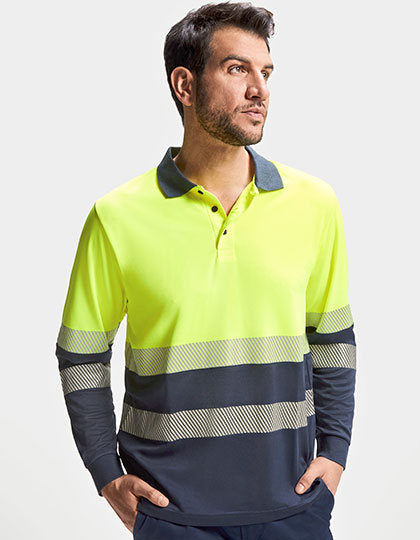 Roly Workwear Polo Shirt Vega Long Sleeve