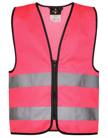 Korntex Kids´ Hi-Vis Safety Vest With Front Zipper Aalborg Korntex Kids´ Hi-Vis Safety Vest With Front Zipper Aalborg