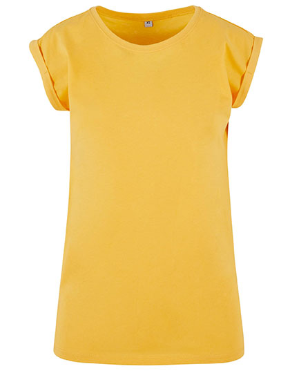 Build Your Brand Ladies´ Extended Shoulder Tee