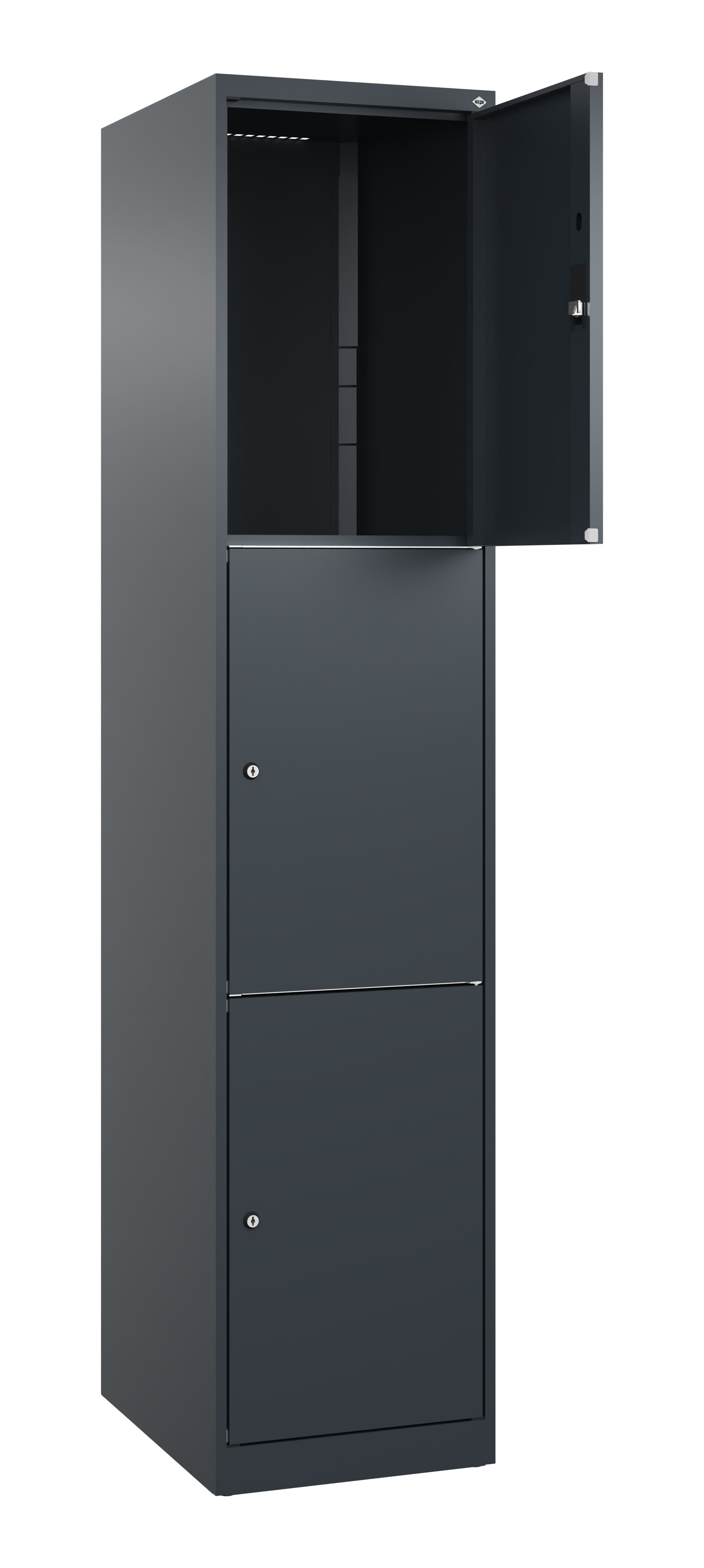 Schließfachschrank Classic Plus, 3 Fächer, 1850x400x500mm Schließfachschrank Classic Plus, 3 Fächer, 1850x400x500mm