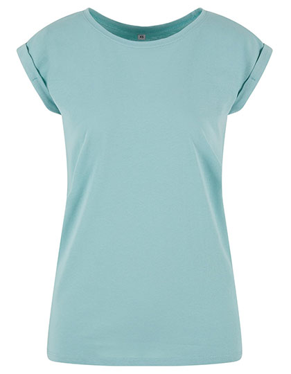Build Your Brand Ladies´ Extended Shoulder Tee