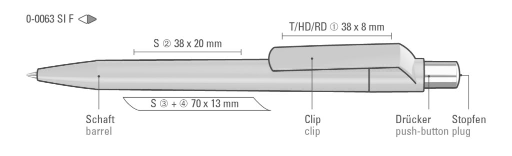 ON TOP SI F Druckkugelschreiber