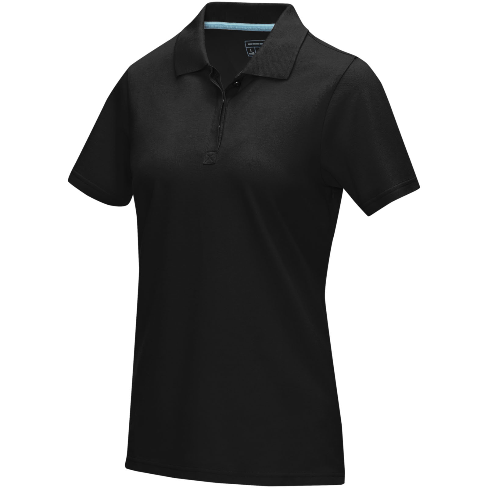 Graphite Poloshirt aus Bio-Baumwolle für Damen Graphite Poloshirt aus Bio-Baumwolle für Damen
