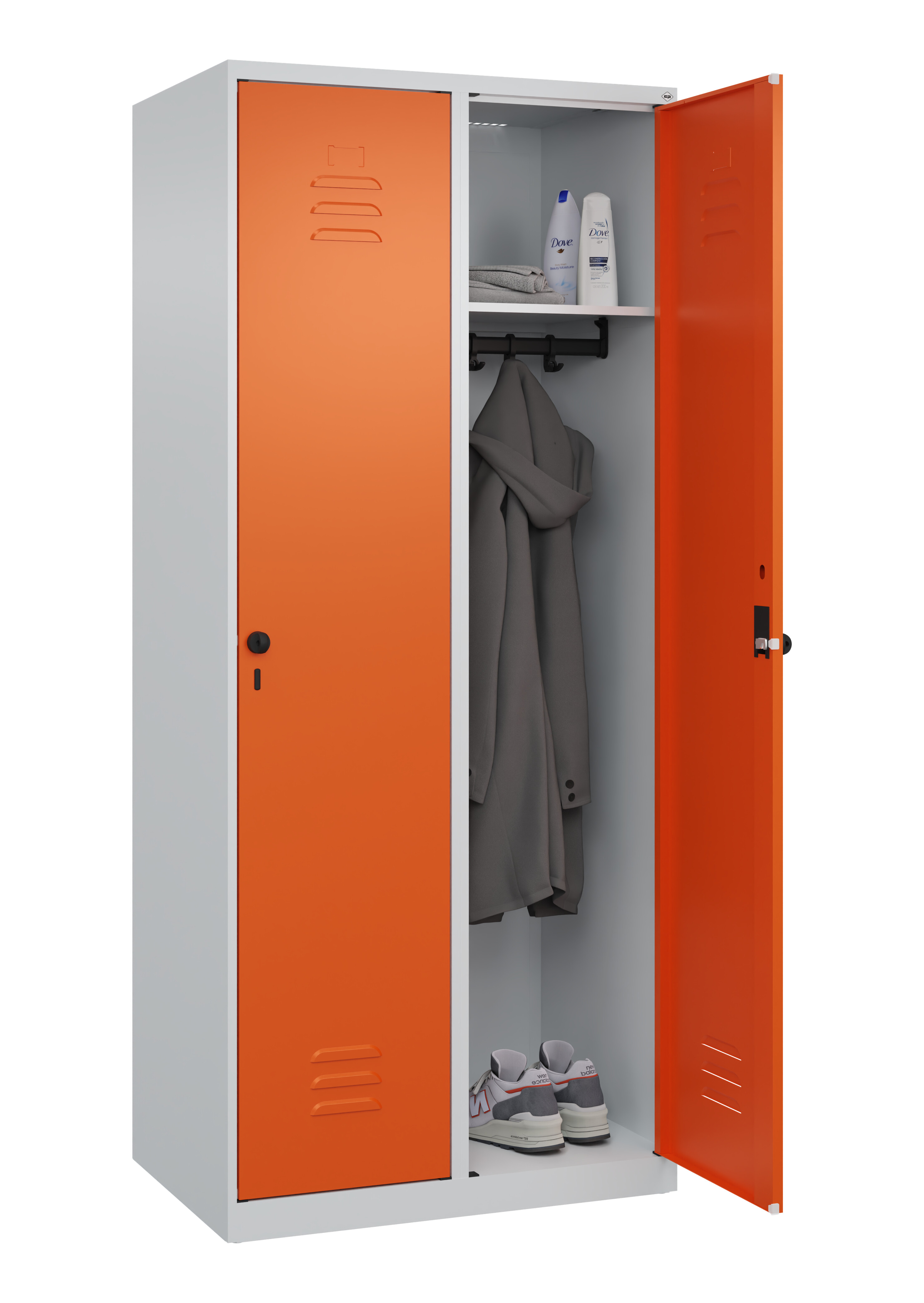 Spind Classic Plus, 2 Abteile, 1850x800x500mm Spind Classic Plus, 2 Abteile, 1850x800x500mm