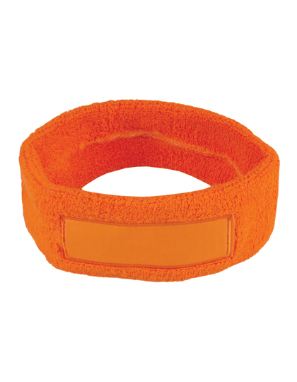 Kopfschweißband mit Label Kopfschweißband mit Label