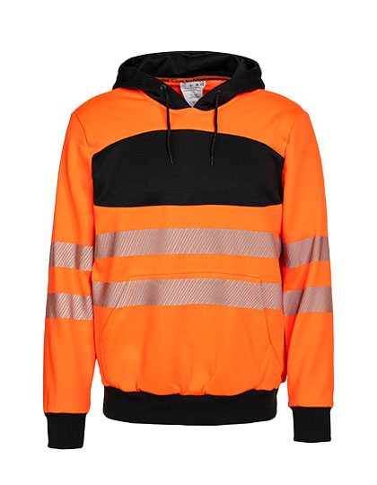 Korntex EOS Hi-Vis Workwear Hoody With Printing Area Korntex EOS Hi-Vis Workwear Hoody With Printing Area