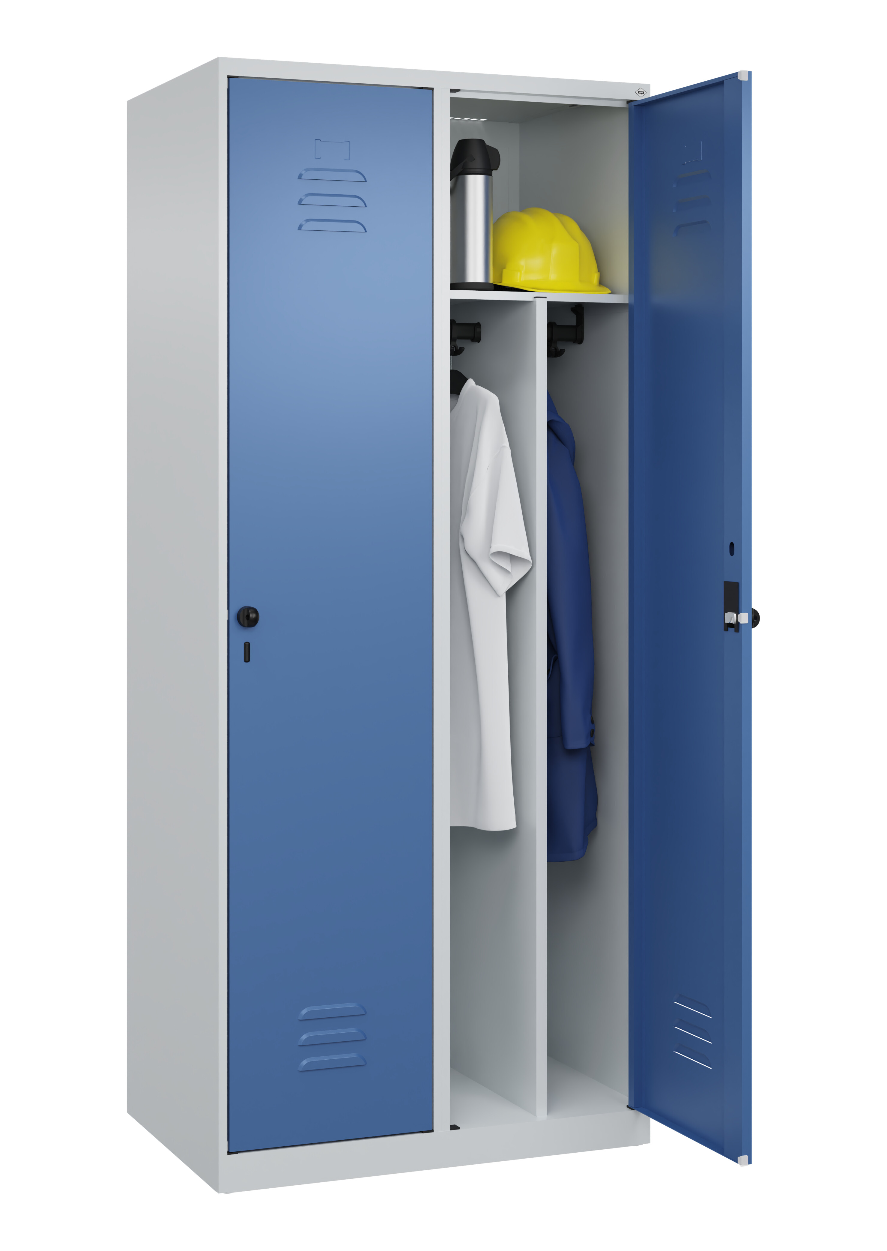 Spind Classic Plus, 2 Abteile, 1850x800x500mm Spind Classic Plus, 2 Abteile, 1850x800x500mm