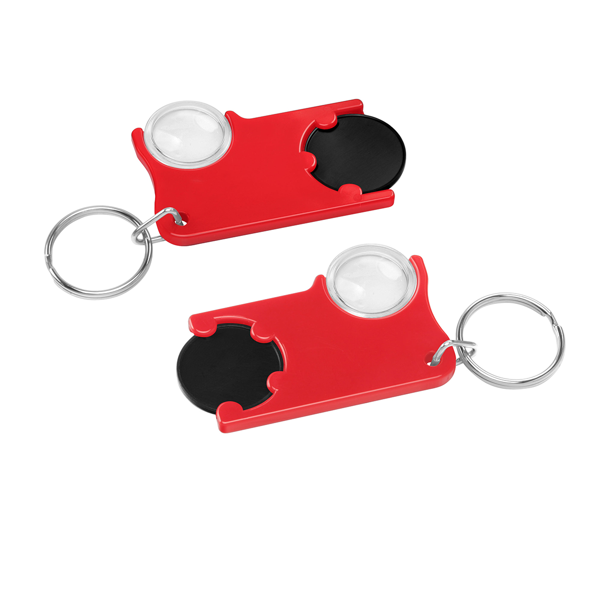 Chiphalter mit 1€-Chip und Lupe Chiphalter mit 1€-Chip und Lupe