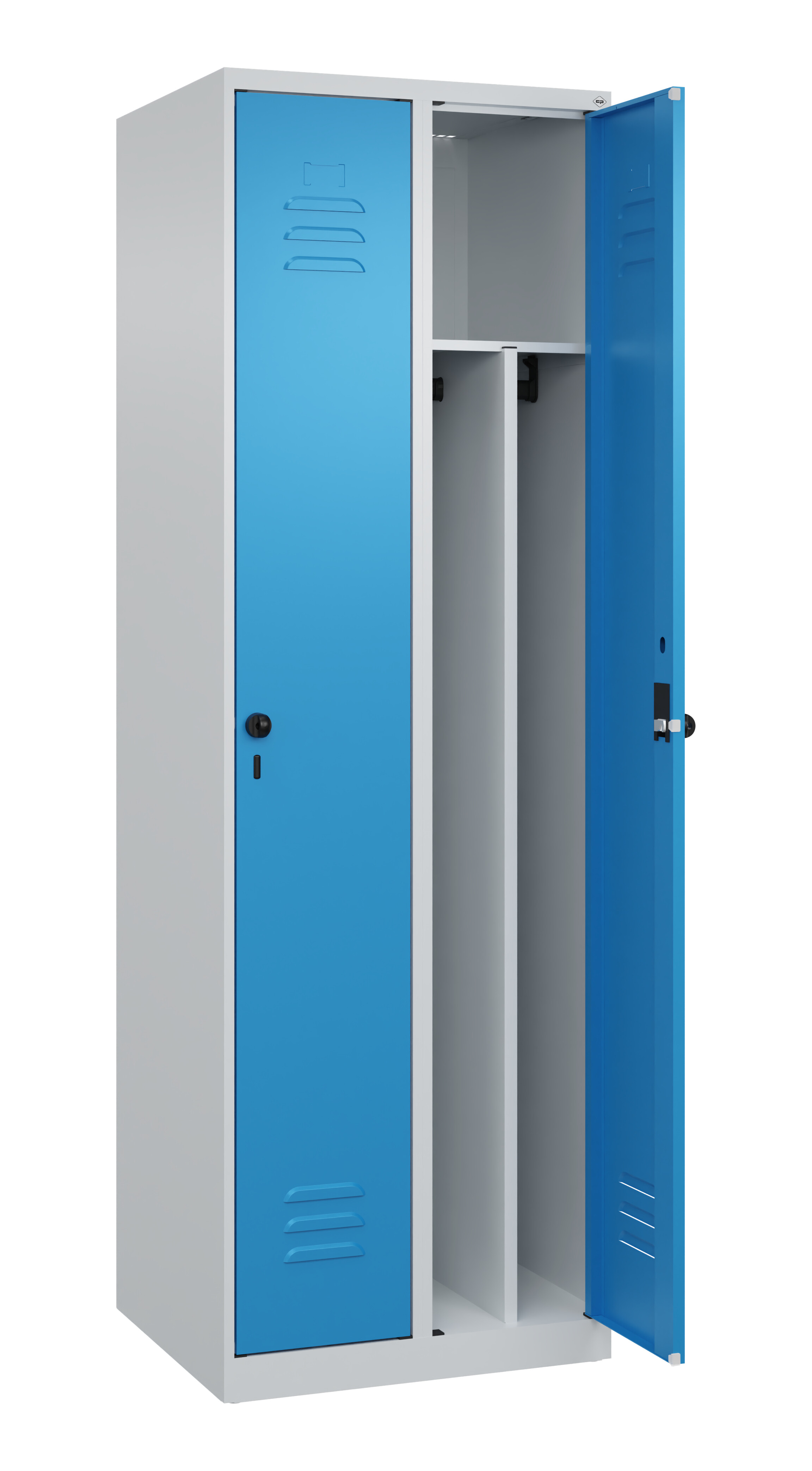 Spind Classic Plus, 2 Abteile, 1850x600x500mm Spind Classic Plus, 2 Abteile, 1850x600x500mm