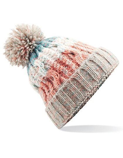 Beechfield Corkscrew Pom Pom Beanie Beechfield Corkscrew Pom Pom Beanie