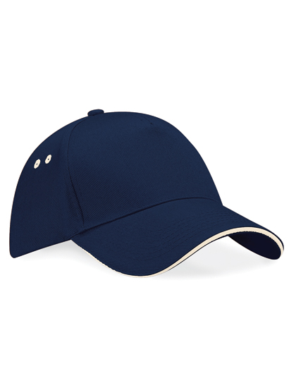 Beechfield Ultimate 5 Panel Cap - Sandwich Peak Beechfield Ultimate 5 Panel Cap - Sandwich Peak