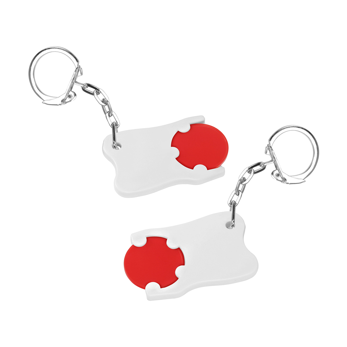 Chiphalter mit 1€-Chip Zahn Chiphalter mit 1€-Chip Zahn