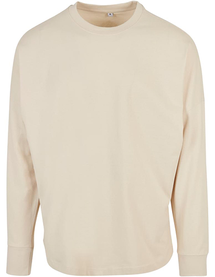 Build Your Brand Oversized Cut On Sleeve Longsleeve