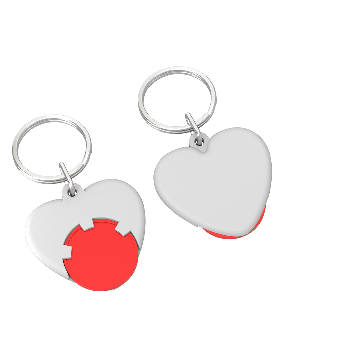 Chiphalter mit 1€-Chip Herz