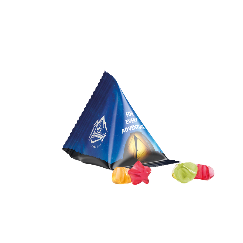 Fruchtgummi Tetraeder Folie weiß Trolli Fruchtgummi Sterne Fruchtgummi Tetraeder Folie weiß Trolli Fruchtgummi Sterne