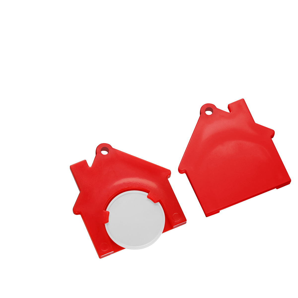 Chiphalter mit 1€-Chip Haus Chiphalter mit 1€-Chip Haus