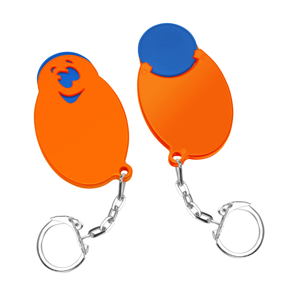 Chiphalter mit 1€-Chip Gesicht Chiphalter mit 1€-Chip Gesicht