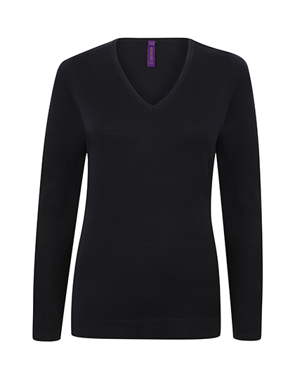 Henbury Ladies´ Lightweight V-Neck Jumper Henbury Ladies´ Lightweight V-Neck Jumper