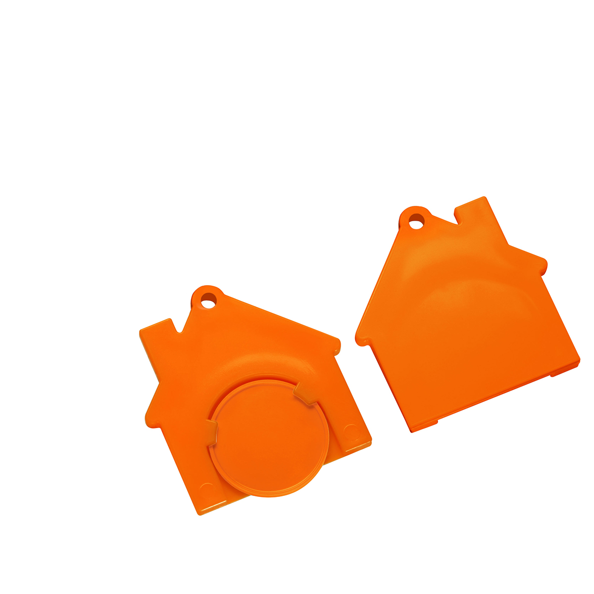 Chiphalter mit 1€-Chip Haus Chiphalter mit 1€-Chip Haus