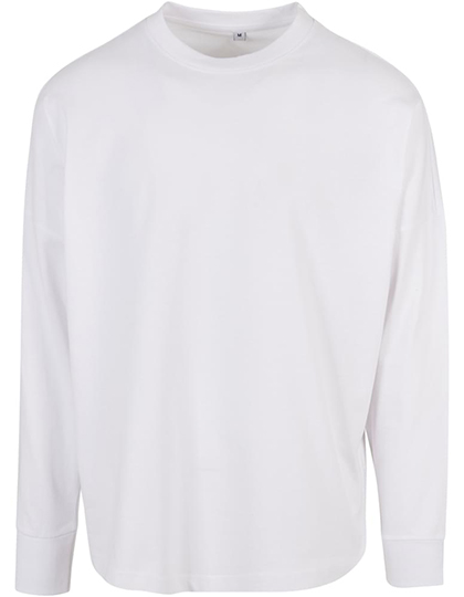 Build Your Brand Oversized Cut On Sleeve Longsleeve