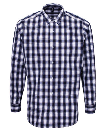 Premier Workwear Men´s Mulligan Check Cotton Long Sleeve Shirt Premier Workwear Men´s Mulligan Check Cotton Long Sleeve Shirt