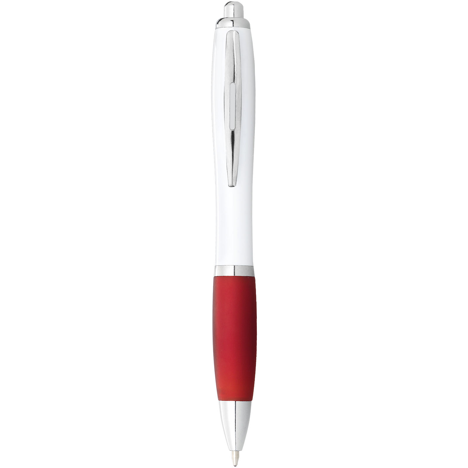 Nash Kugelschreiber weiß mit farbigem Griff