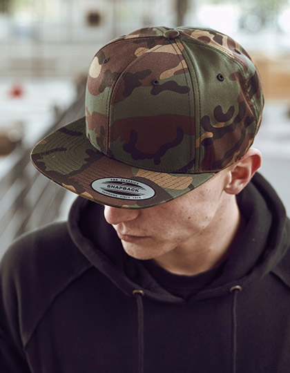 FLEXFIT Camo Classic Snapback Cap FLEXFIT Camo Classic Snapback Cap
