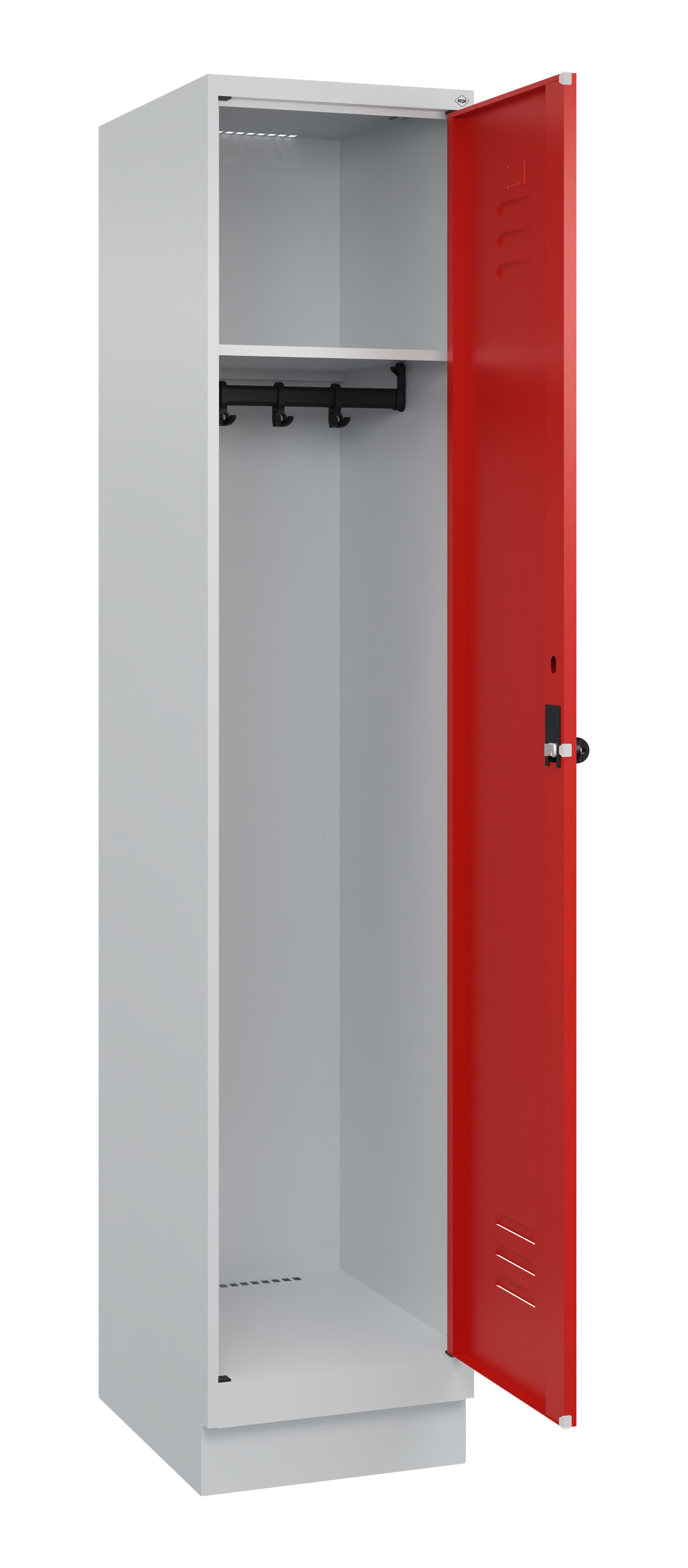 Spind Classic Plus, Sockel, 1 Abteil, 1950x400x500mm Spind Classic Plus, Sockel, 1 Abteil, 1950x400x500mm