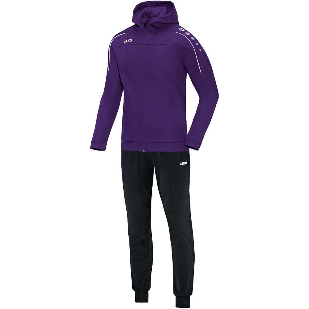Jako Fußball Trainingsanzug Polyester Classico mit Kapuze Herren Sportanzug
