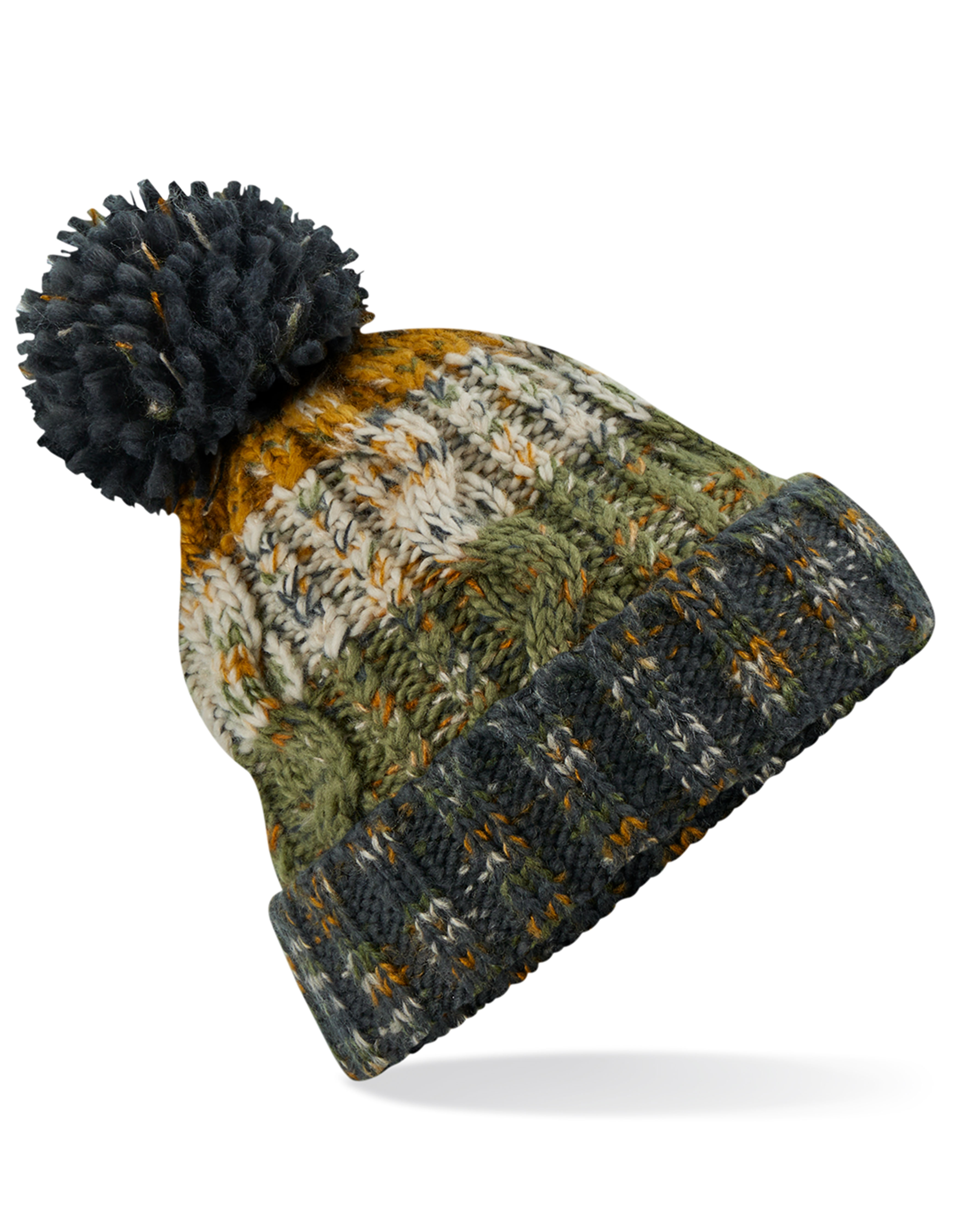 Beechfield Corkscrew Pom Pom Beanie Beechfield Corkscrew Pom Pom Beanie