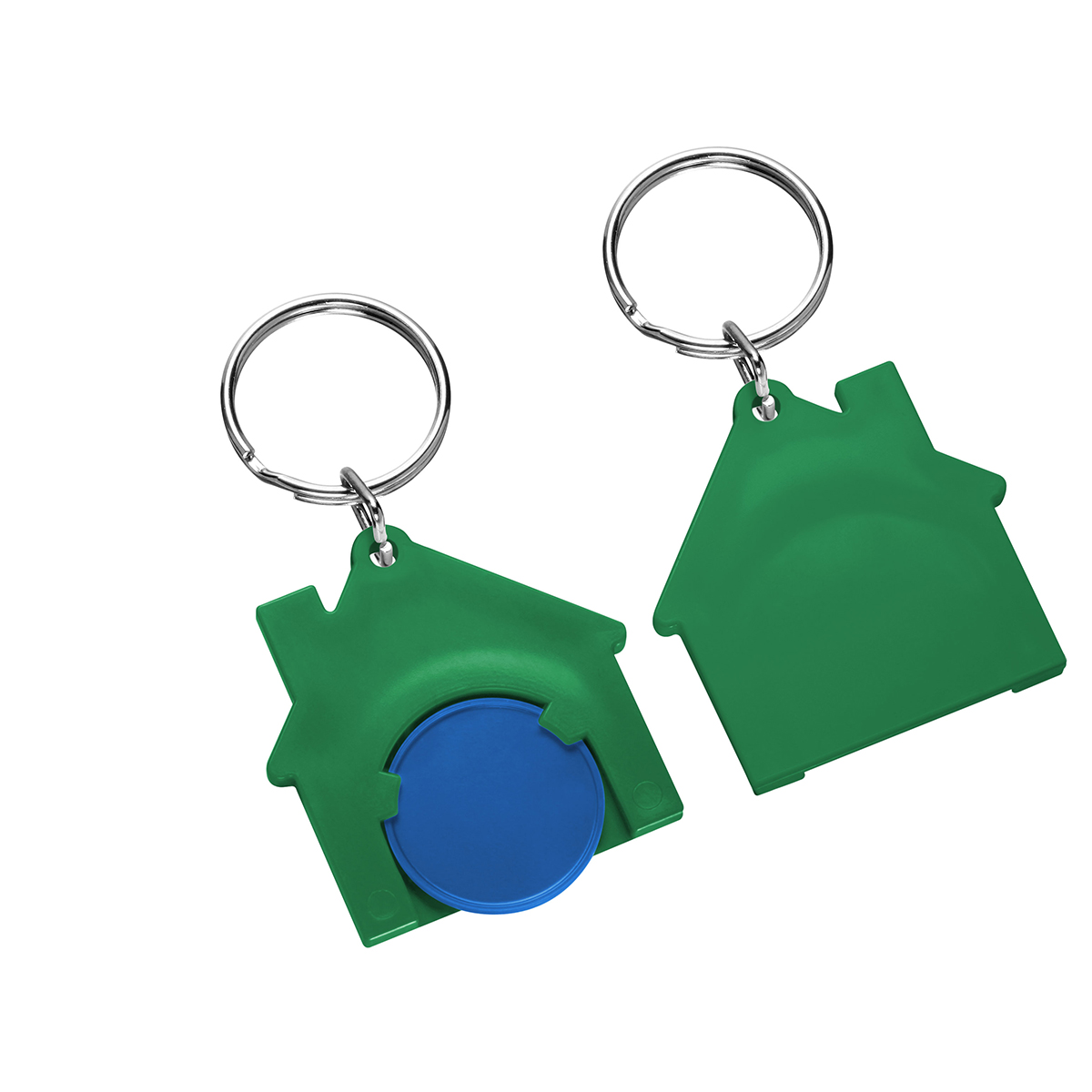 Chiphalter mit 1€-Chip Haus Chiphalter mit 1€-Chip Haus