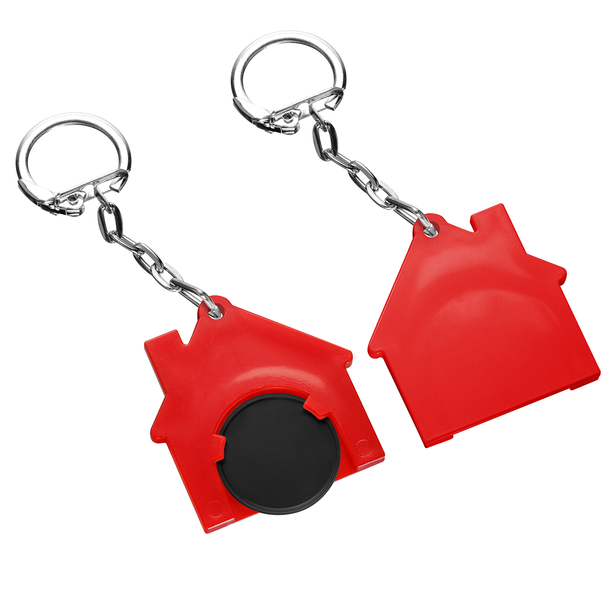 Chiphalter mit 1€-Chip Haus Chiphalter mit 1€-Chip Haus