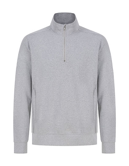 Henbury Unisex Sustainable 1'4 Zip Sweatshirt