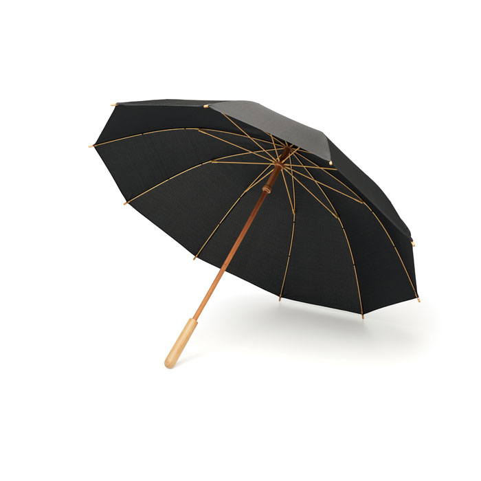 23,5" RPET Bambus Regenschirm