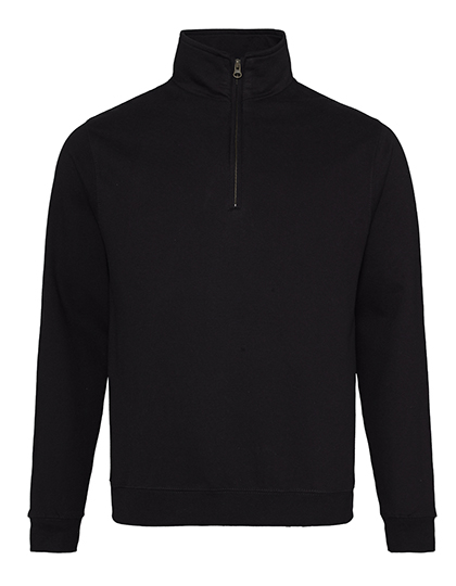 Just Hoods Sophomore 1'4 Zip Sweat Just Hoods Sophomore 1'4 Zip Sweat